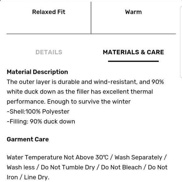 LIT Activewear Ivory Stouthearted Duck Down Jacket S read description - Picture 12 of 17